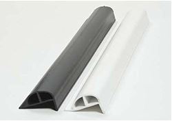 Picture of K&R Manufacturing PG-555B 3" x 10' Vinyl Dock Bumper Strip Black