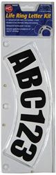 Picture of Taylor Made 600015 Life Ring Letter Kit 2 Inch Black Vinyl