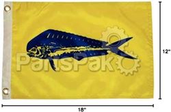 Picture of Taylor Made 4218 Dolphin Flag 12" x 18" with Brass Grommets