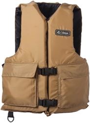 Picture of Onyx Outdoors 116000-706-004-12 Adult Sport Life Vest Tan Universal