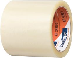 Picture of Shurtape 230970 AP 15 Label Protection Packaging Tape Clear 96mm x 66m Case of 18 Rolls
