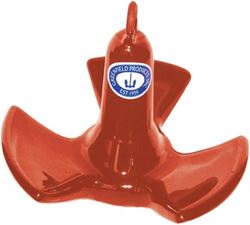 Picture of Greenfield Products 530 RD IND 30 Lb Vinyl Coated River Anchor Red