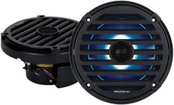 Picture of Aquatic AV EL424 Elite 6.5" RGB Marine Speakers Black Pair
