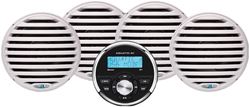 Picture of Aquatic AV EG200 Economy Gauge Stereo and Speaker Kit - White