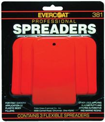 Picture of Evercoat 381 Plastic Spreaders Kit 3-Pack Body Filler Application