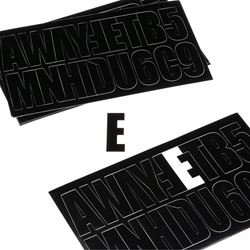 Picture of Seachoice 3SCWP7 Premium White Boat Registration Number 7 Decal 10-Pack