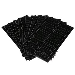 Picture of Seachoice 3SCBPZ Premium Black Letter Z - 10 Pack Boat Registration Decals