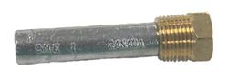 Picture of Sierra 118-6060 Zinc Engine Anode with Brass Plug