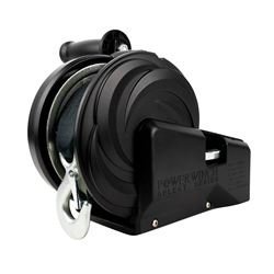 Picture of Powerwinch 21400-W-2500-6-B-R Select Series 2-Speed Manual Trailer Winch 2,500 lb Capacity 6-Inch Crank Arm Carbon Black
