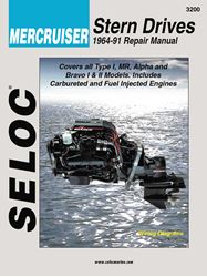 Picture of Sierra 18-03200 Seloc Marine Repair Manual MerCruiser Stern Drives 1964-1991