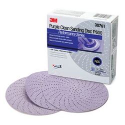 Picture of 3M 30761 Hookit Purple Clean Sanding Disc 6 Inch P600 Grit