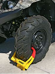 Picture of Trimax TCL65 Deluxe Universal Wheel Chock Lock for RV Trailers 6-10.5 Inch