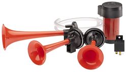 Picture of Hella 003001671 Hella (3001671) 12v Triple-Tone Air Horn Kit