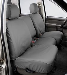 Picture of Covercraft SS3411PCGY Polycotton SeatSaver Custom Front Row Seat Cover Grey