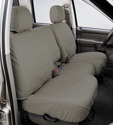 Picture of Covercraft SS2394PCCT Polycotton Seatsaver Custom Front Row Seat Covers-Misty Grey